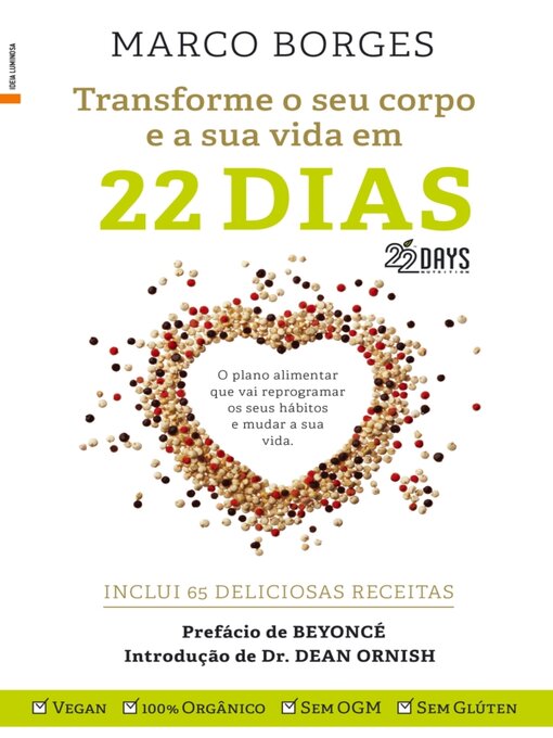 Title details for Transforme o Seu Corpo e a Sua Vida em 22 Dias by Marco Borges - Available
